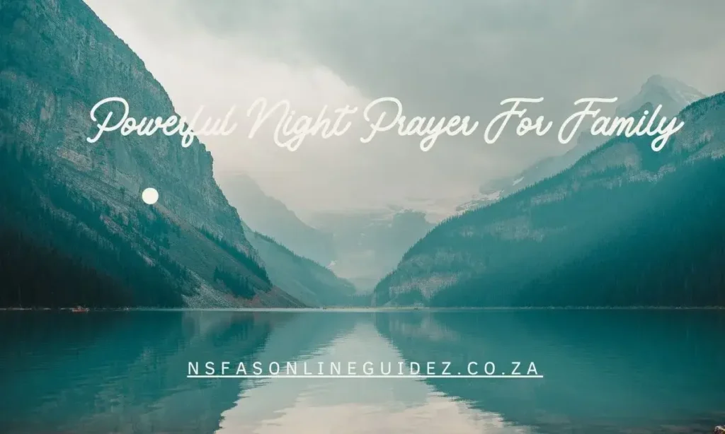 Powerful Night Prayer For Family​
