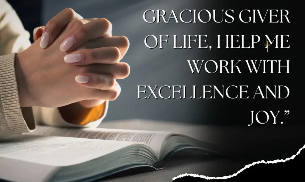 Prayers for Purpose and Productivity