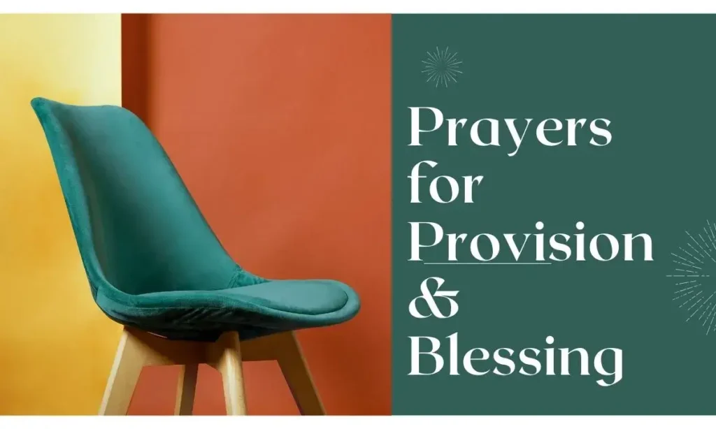 5. Prayers for Provision & Blessing