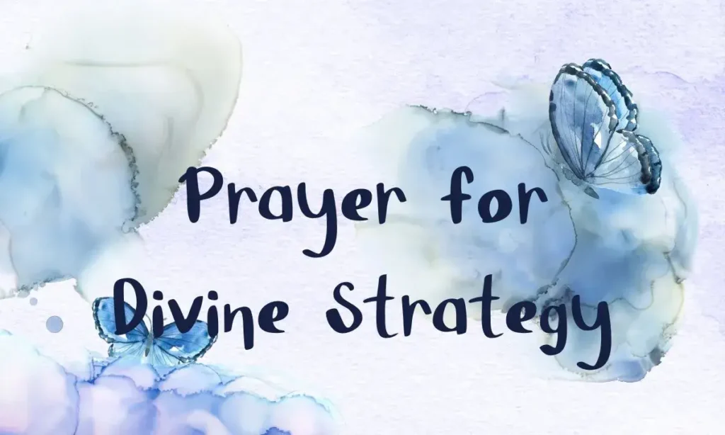 Prayer for Divine Strategy