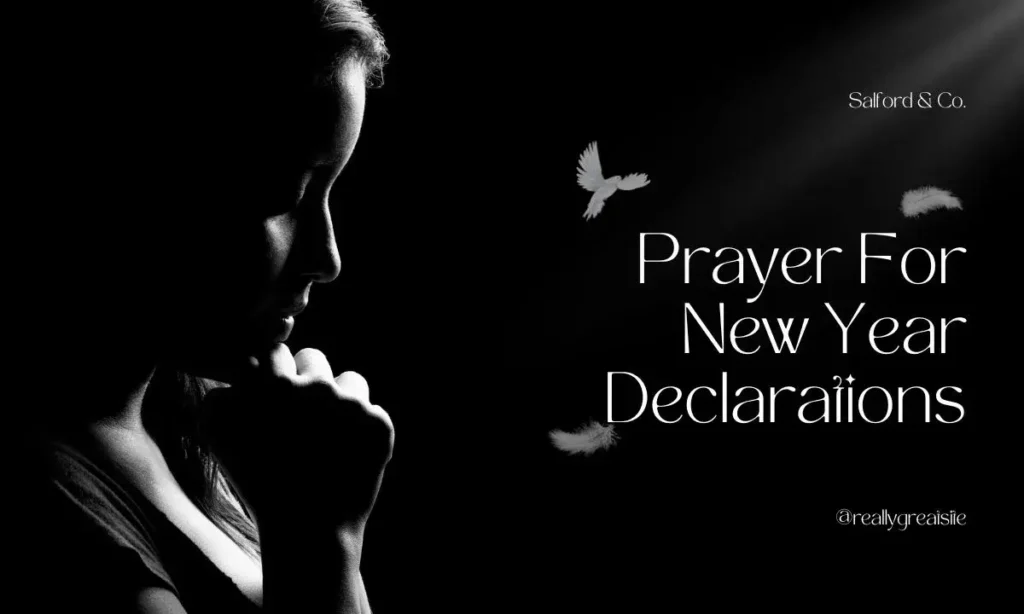Prayer For New Year Declarations