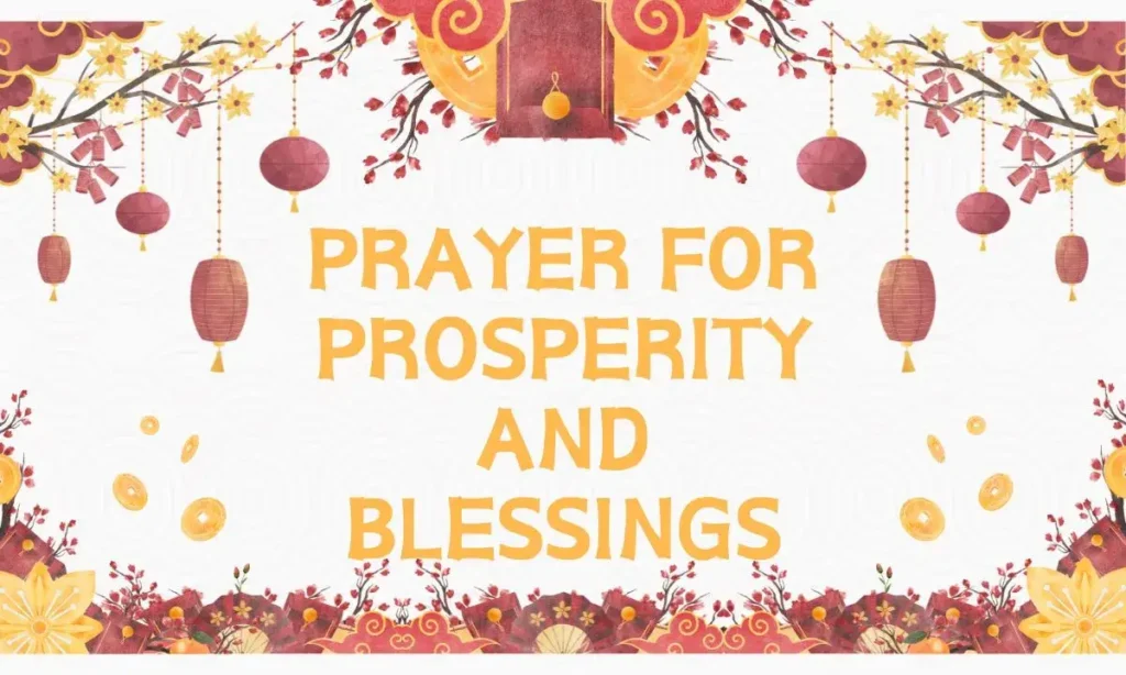 Prayer for Prosperity and Blessings
