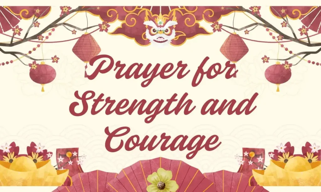 Prayer for Strength and Courage