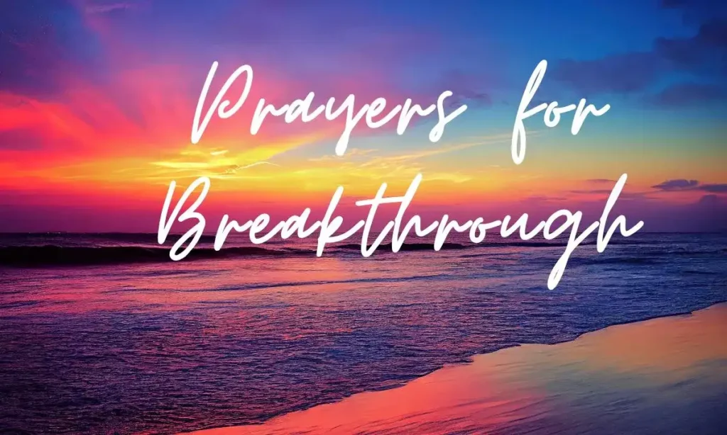 Prayers for Breakthrough