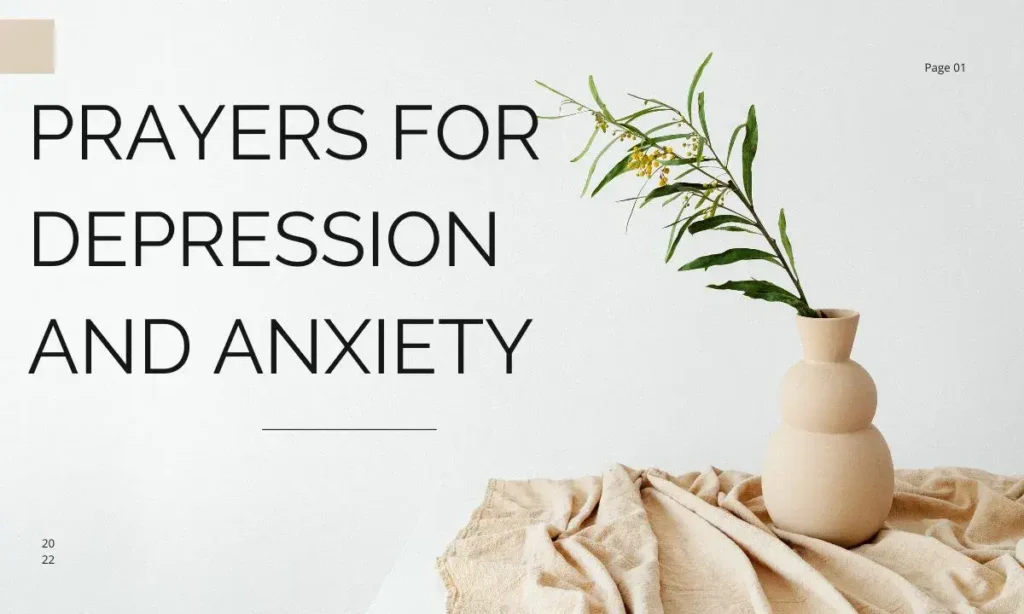 prayers for depression and anxiety 1