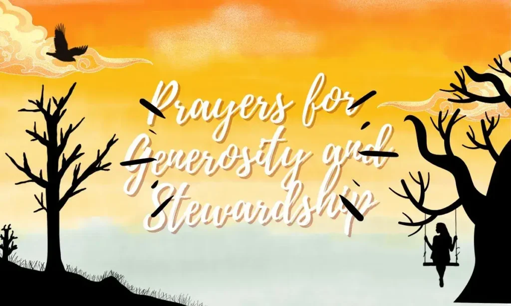 Prayers for Generosity and Stewardship