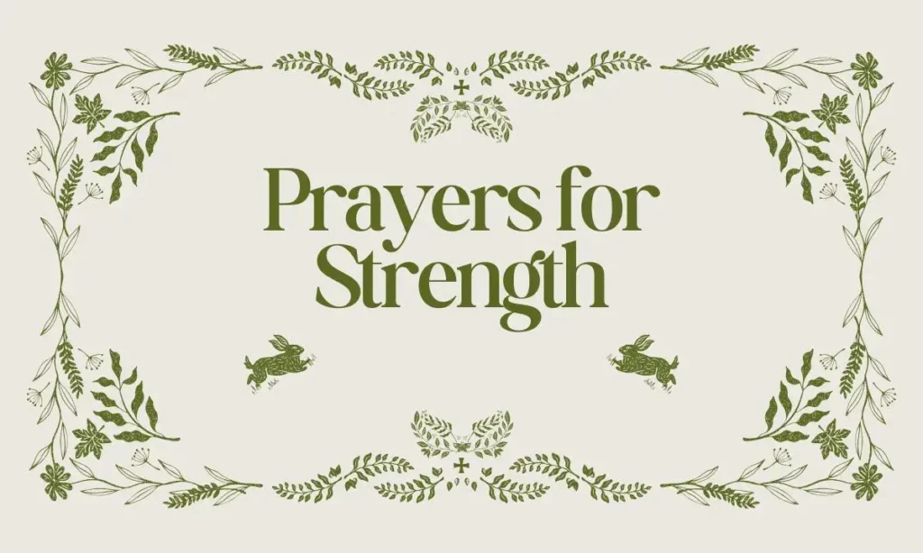 Prayers for Strength