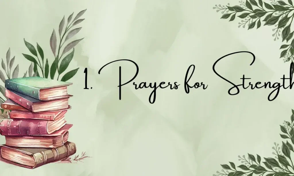 Prayers for Strength