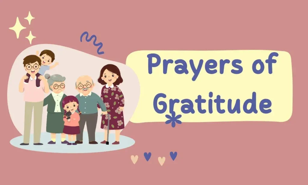 Prayers of Gratitude