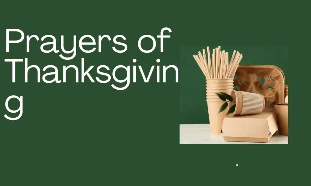 Prayers of Thanksgiving