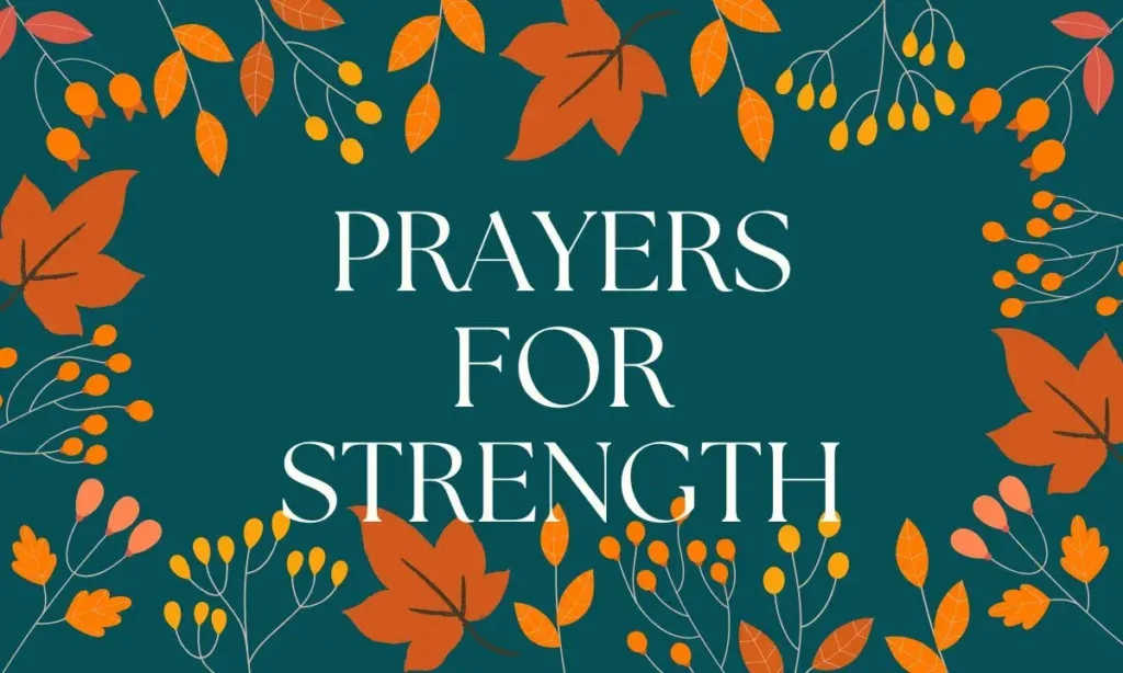 Prayers for Strength