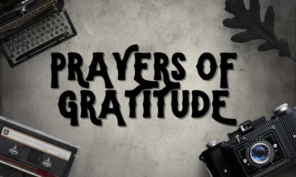 Prayers of Gratitude